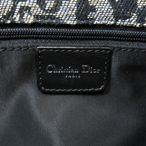 Christian Dior Trotter Pattern Logo Shoulder Bag Canvas - Picture 6 of 9